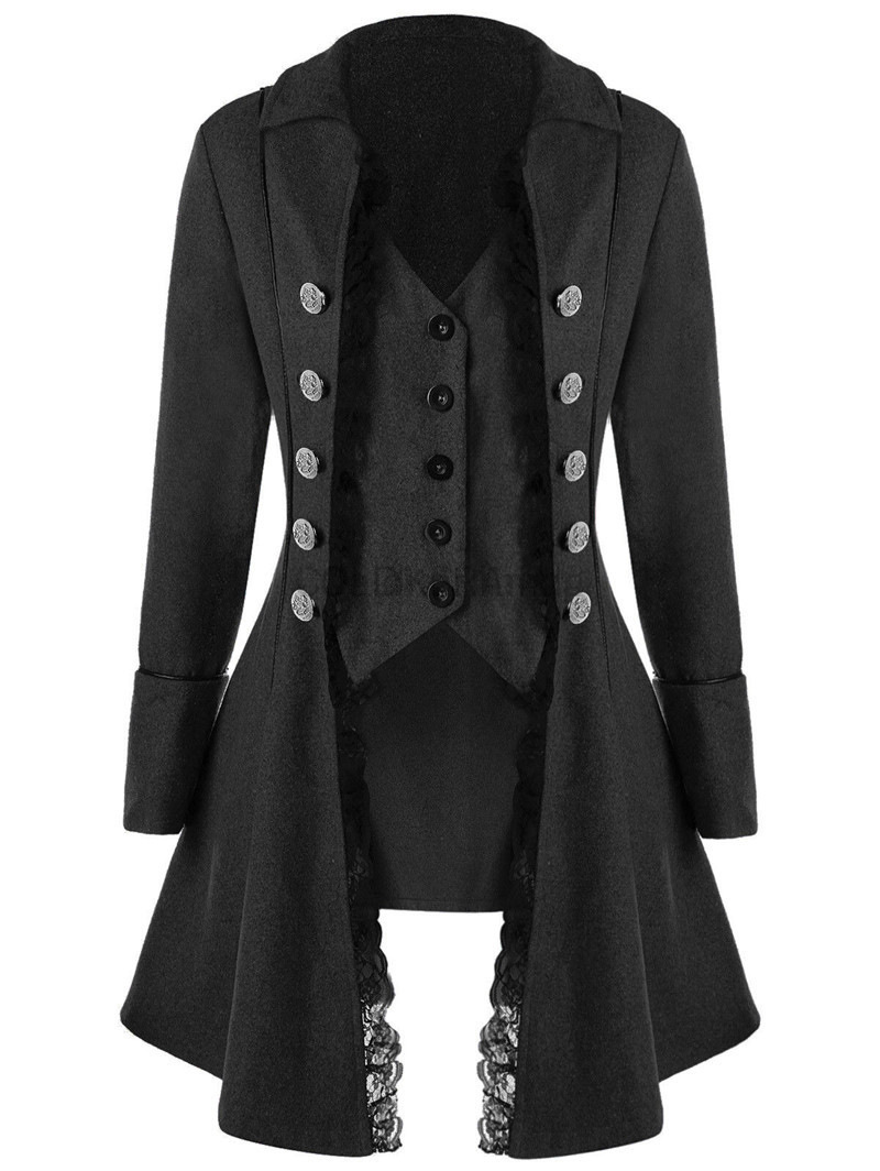 Winter Clothing For Women - Jaket Wanita Musim Dingin Korset Steampunk