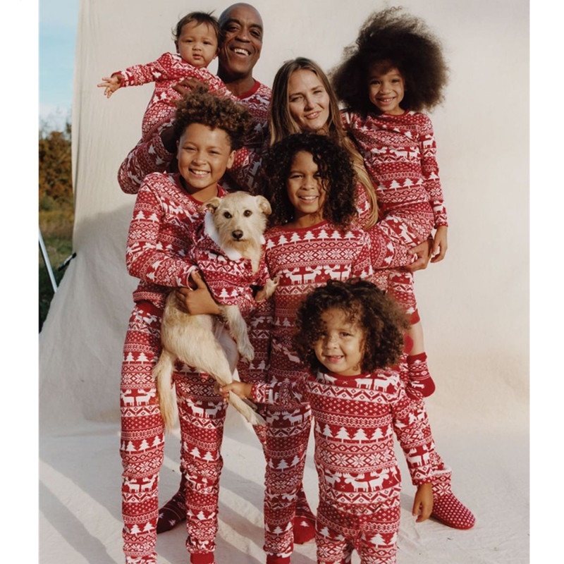 Winter Clothing Looks - Set Pakaian Ibu Pria Bayi Perempuan