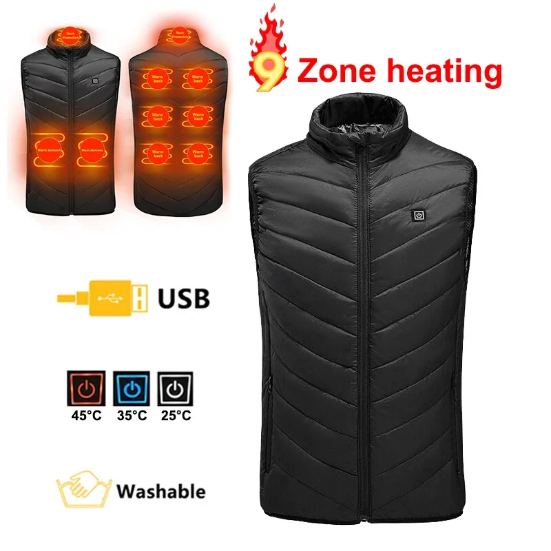 Winter Under Clothing - PHMAX rompi pemanas USB 9/2 tempat