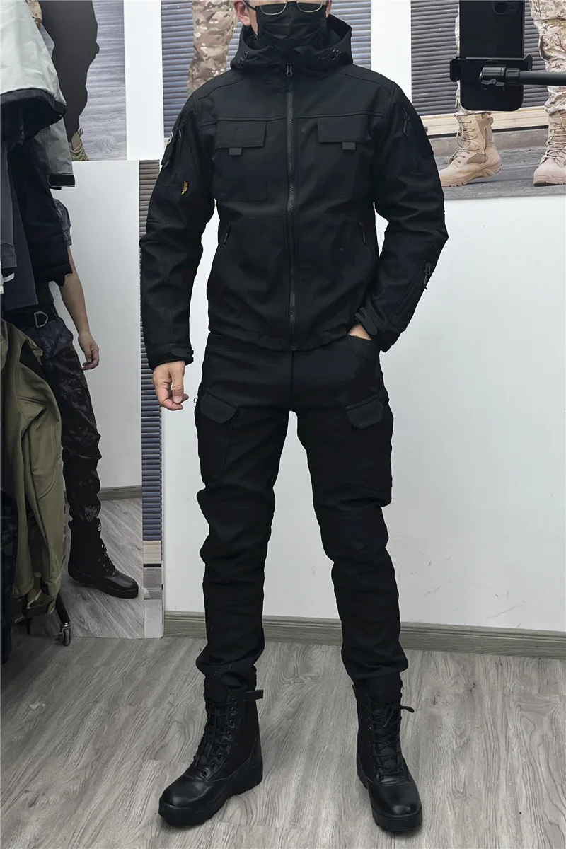 Windproof Jacket Softshell - Jaket dan celana pria, GL musim