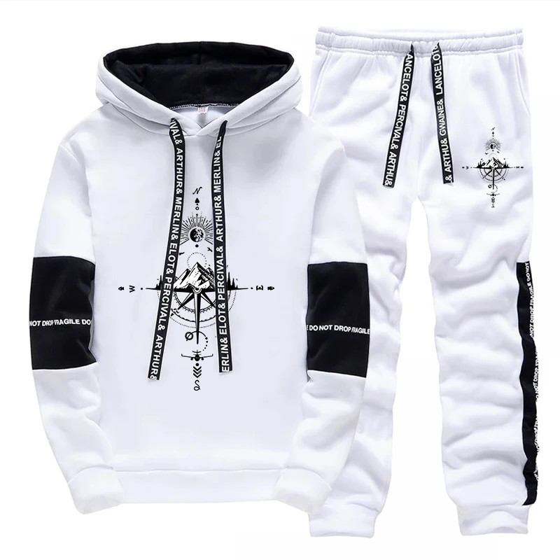Winter Clothing - Setelan Olahraga Pria Musim Gugur Musim