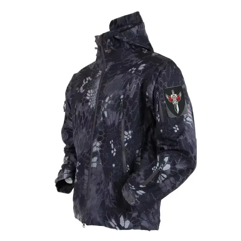 Windproof Jacket Softshell - 5XL 6XL CP Kamuflase Soft Shell