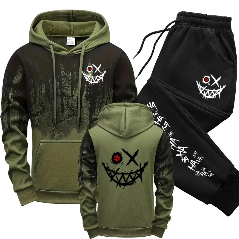Winter Clothing - Setelan Olahraga Kasual Pria Musim Gugur
