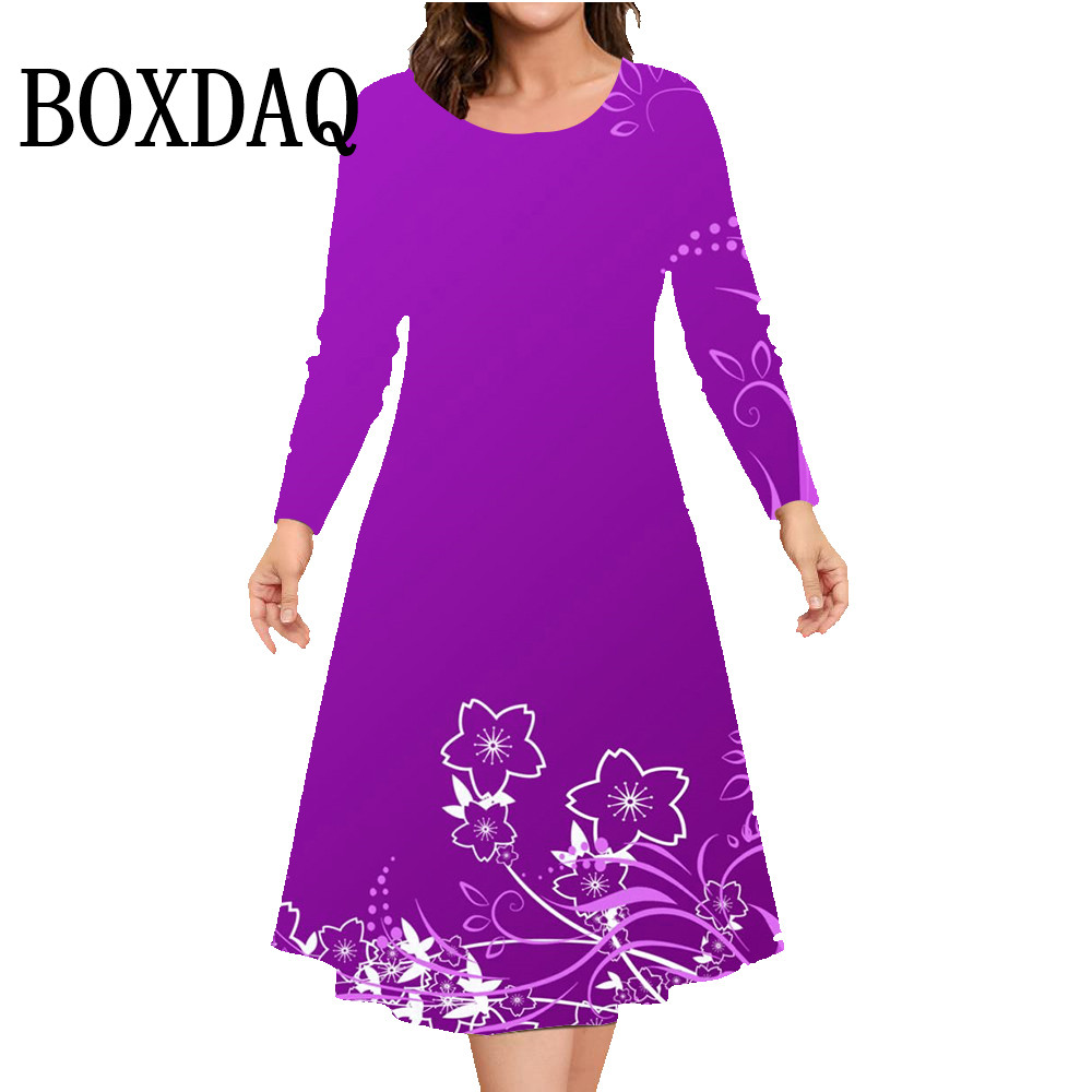 Gaun lengan panjang musim gugu - Winter Clothing Plus Size ulasan dan harga