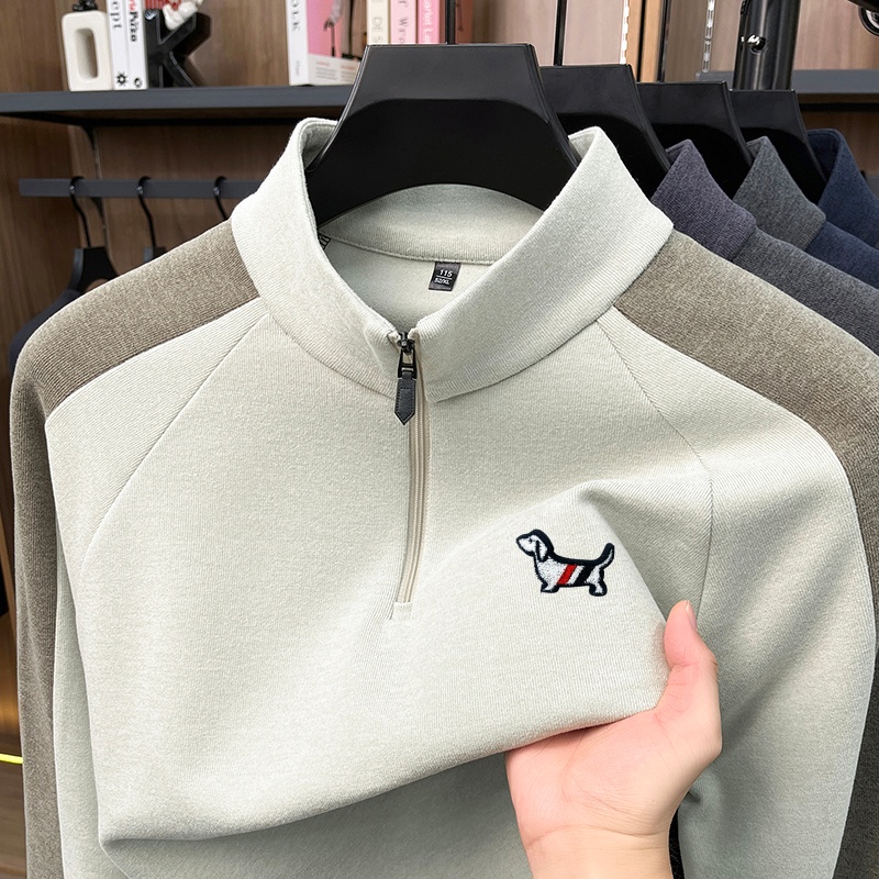 Kaos Pria Baru dengan Kerah Mo - Winter Clothing ulasan dan harga