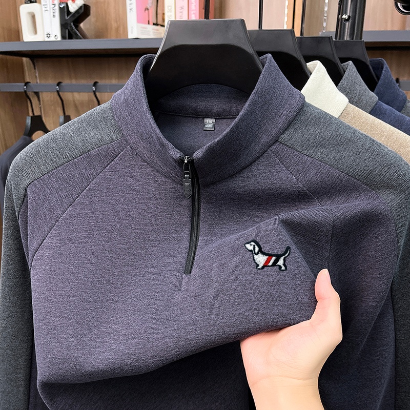 Kaos Pria Baru dengan Kerah Mo - Winter Clothing ulasan dan harga