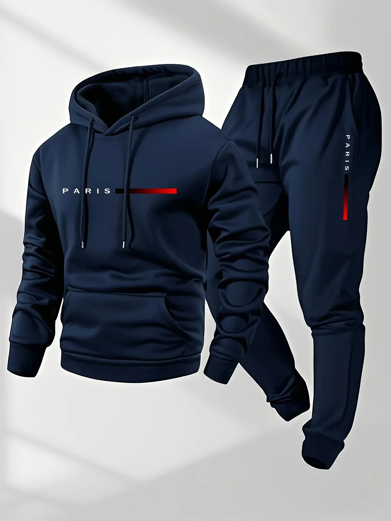 Setelan Sweater Cetak Huruf PA - Winter Clothing ulasan dan harga