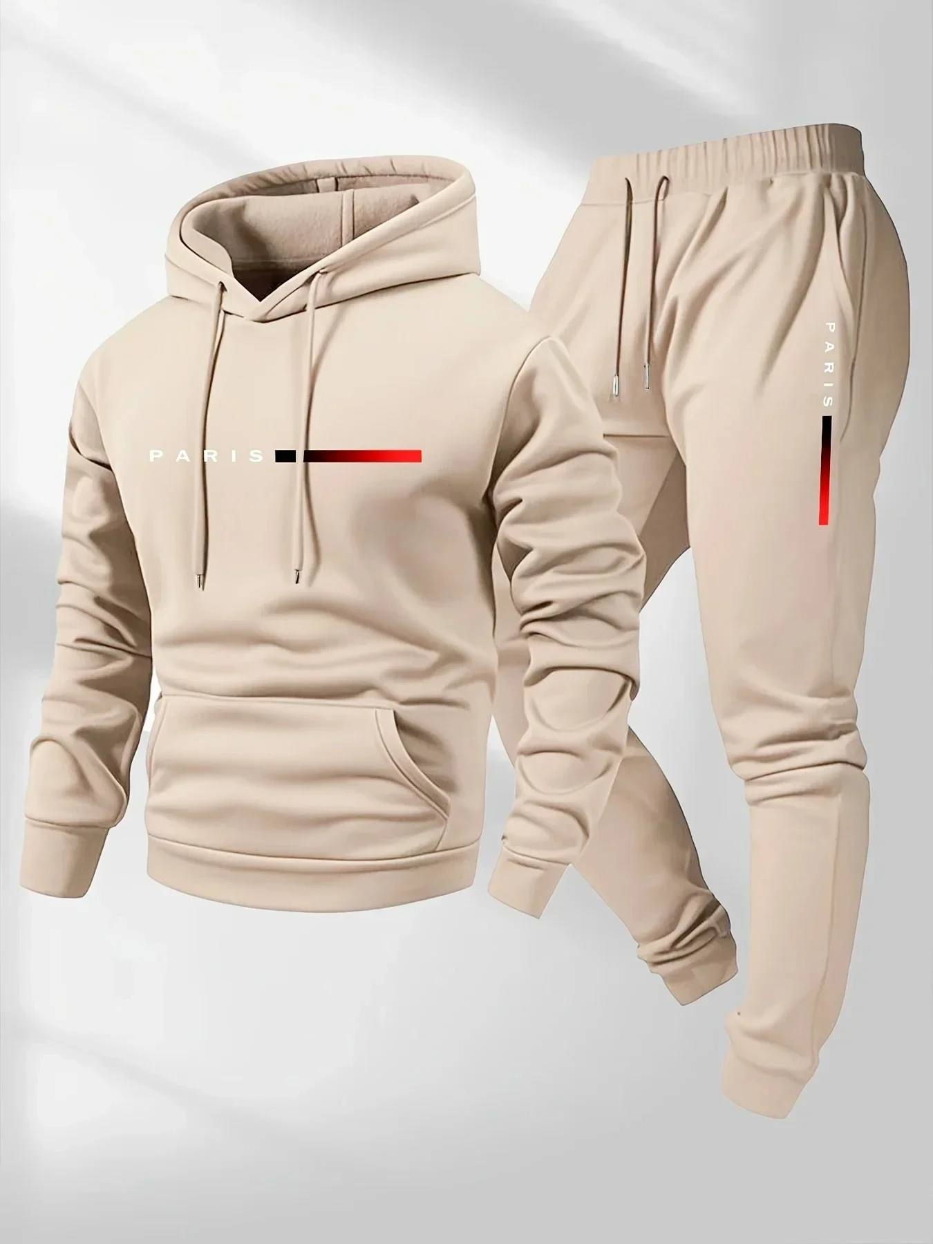 Setelan Sweater Cetak Huruf PA - Winter Clothing ulasan dan harga