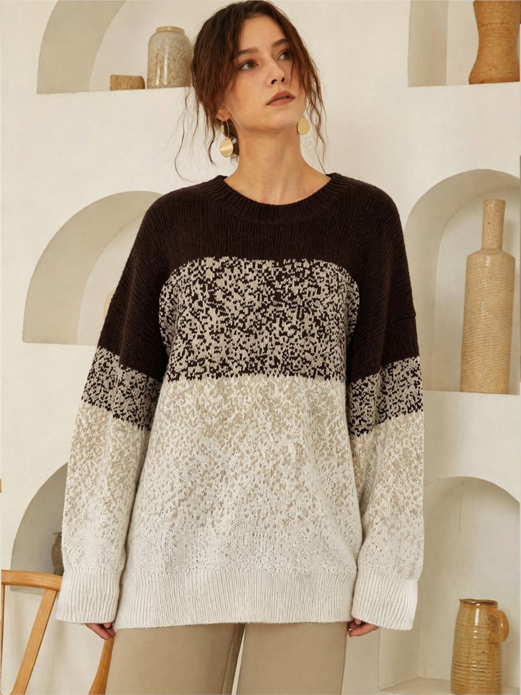 Sweater Rajut Kasual Wanita Uk - Winter Clothing Plus Size ulasan dan harga