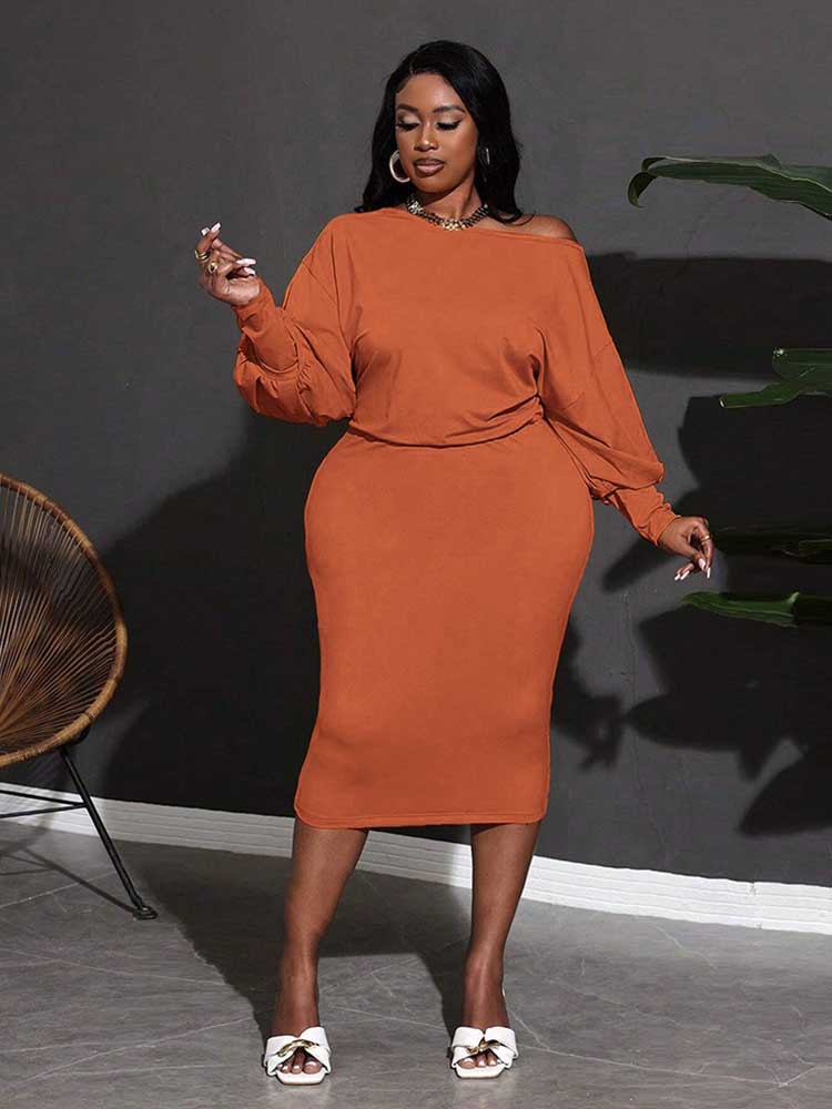Gaun keluar oranye Solid untuk - Winter Clothing Plus Size ulasan dan harga