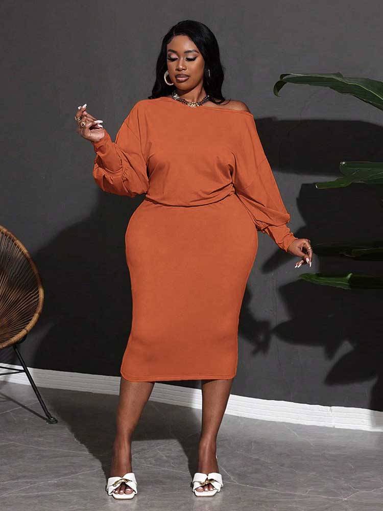 Gaun keluar oranye Solid untuk - Winter Clothing Plus Size ulasan dan harga