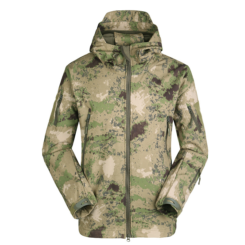 Set Kamuflase Petualangan Luar - Windproof Jacket Softshell ulasan dan harga