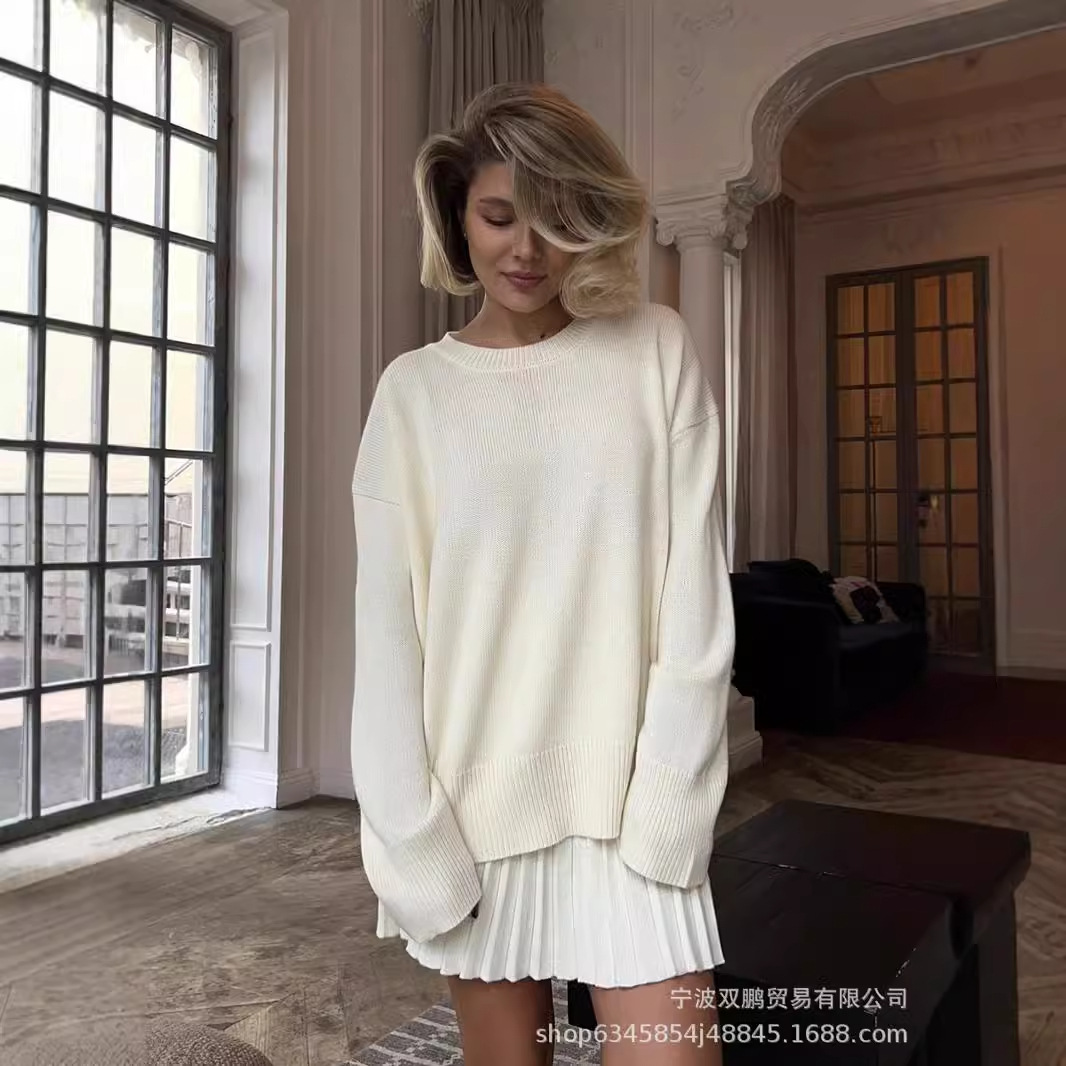 Set Gaun Sweater kerah O warna - Winter Clothing Kit ulasan dan harga
