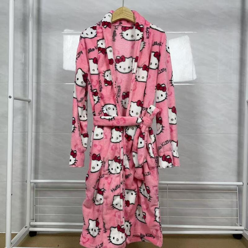 Baju Tidur Hello Kitty Jubah M - Winter Clothing ulasan dan harga