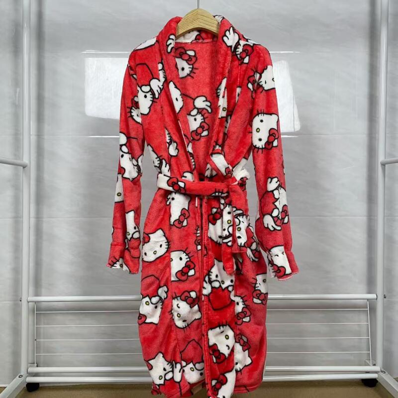 Baju Tidur Hello Kitty Jubah M - Winter Clothing ulasan dan harga