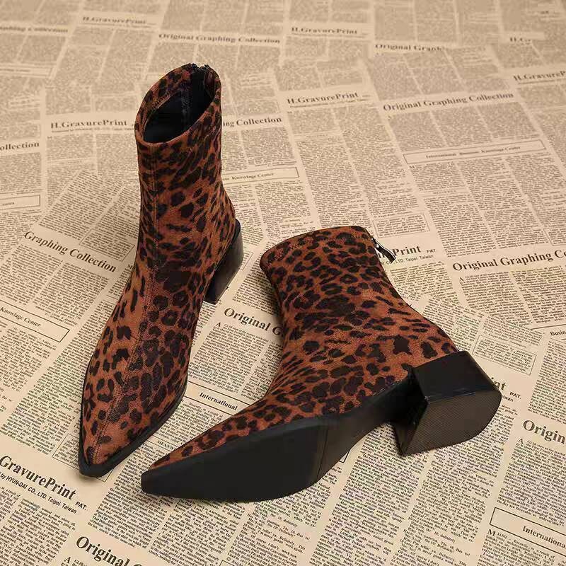 Sepatu Bot Wanita Hak Rendah M - Winter Clothing For Women ulasan dan harga