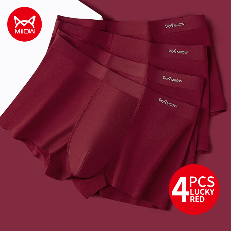 MiiOW 4Pcs Celana Dalam Pria K - Winter Under Clothing ulasan dan harga