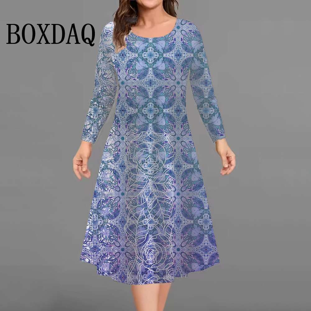 Gaun Wanita Elegan Fashion Bar - Winter Clothing Plus Size ulasan dan harga