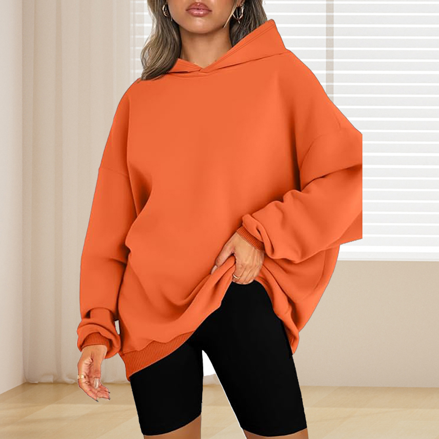 Hoodie Warna Polos Dasar Ukura - Winter Clothing Plus Size ulasan dan harga