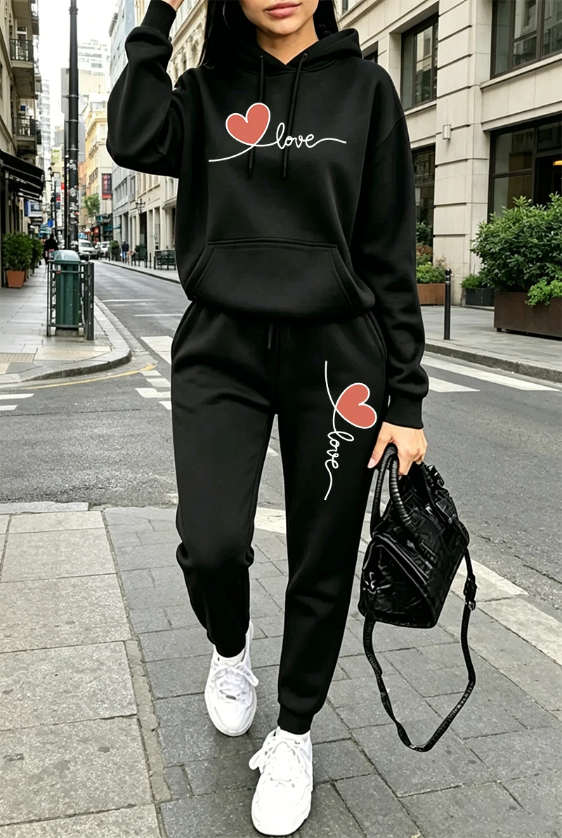 Setelan Olahraga Wanita Motif  - Winter Clothing For Women ulasan dan harga