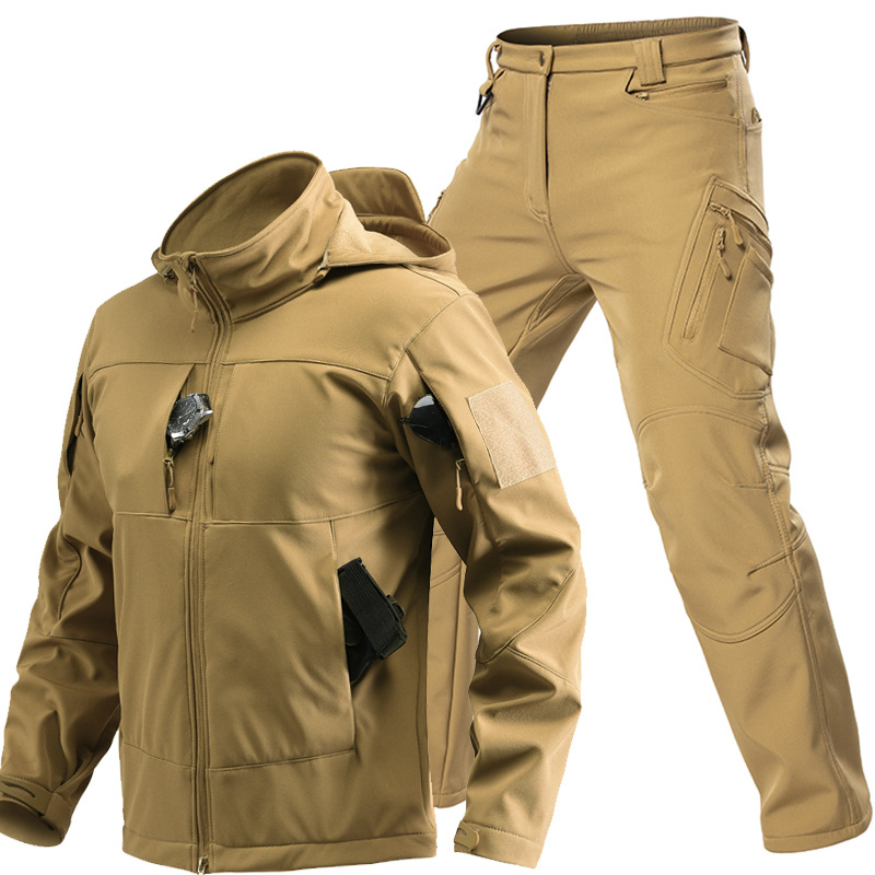 Jaket Berkerudung Kulit Hiu Ta - Windproof Jacket Softshell ulasan dan harga