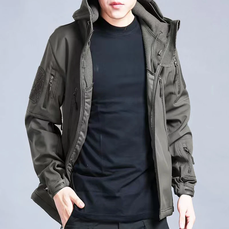 Jaket Musim Dingin Pria Jaket  - Windproof Jacket Softshell ulasan dan harga